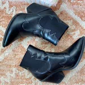 Nasty gal Black Ankle Boots